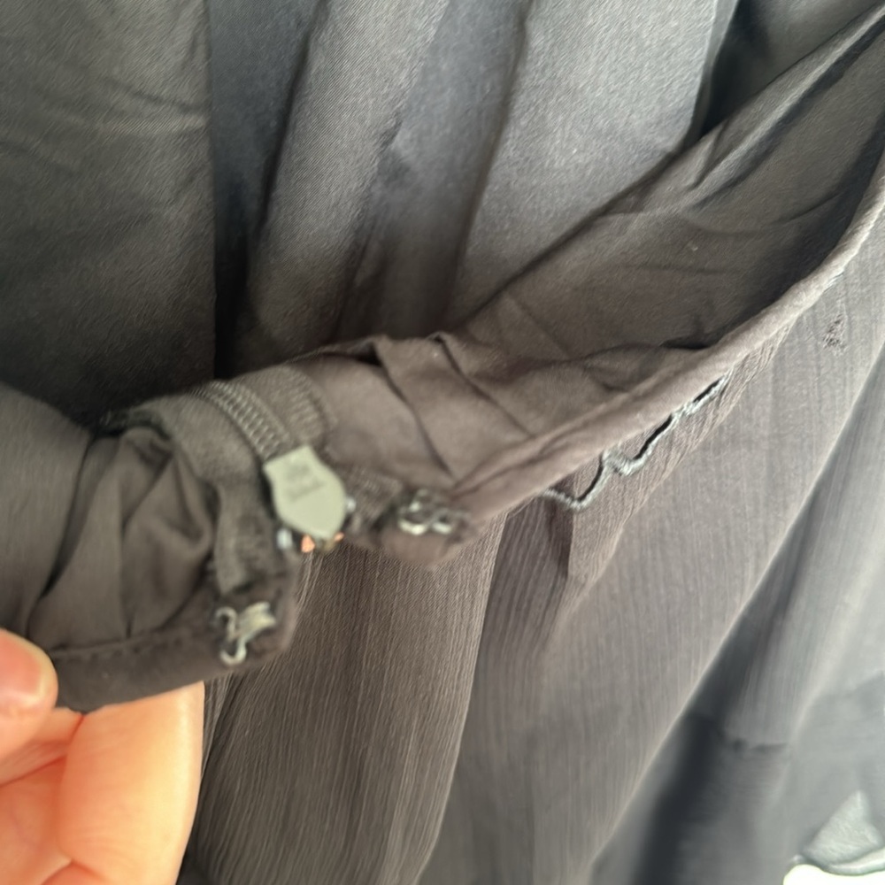 ASOS Black Ruffle Mini Dress - Picture 11 of 12